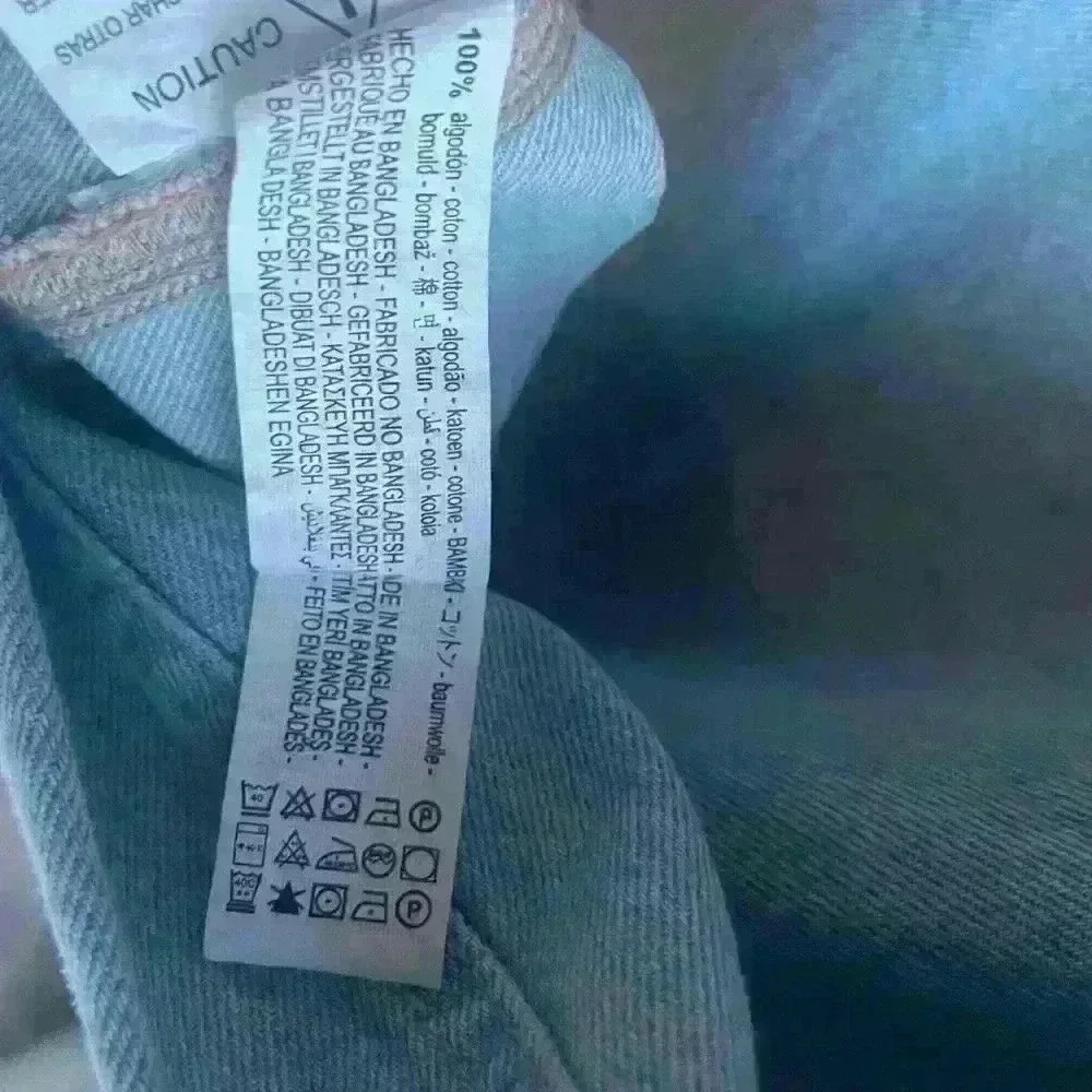 ZARA Square Neck Denim Tank  Mini Dress size XS NWOT - Picture 9 of 10